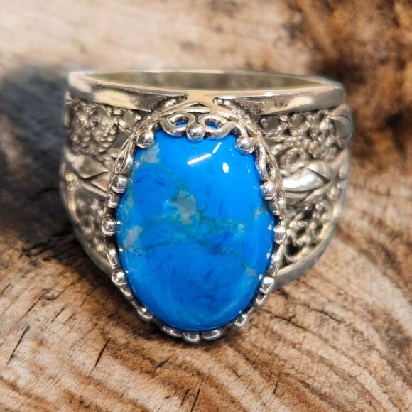 💍Persian Turquoise sz 7 - Picture 2 of 5